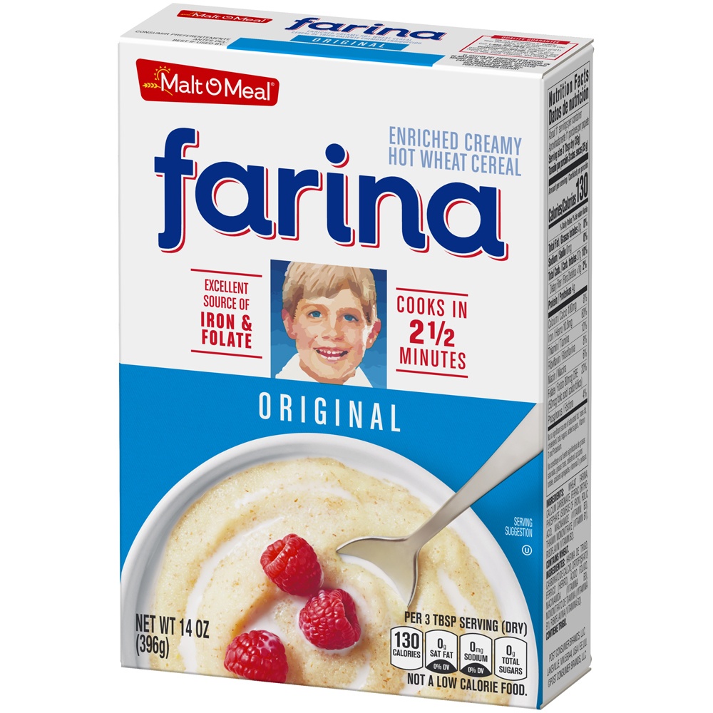 slide 3 of 8, Farina Original Hot Wheat Cereal, 14 oz