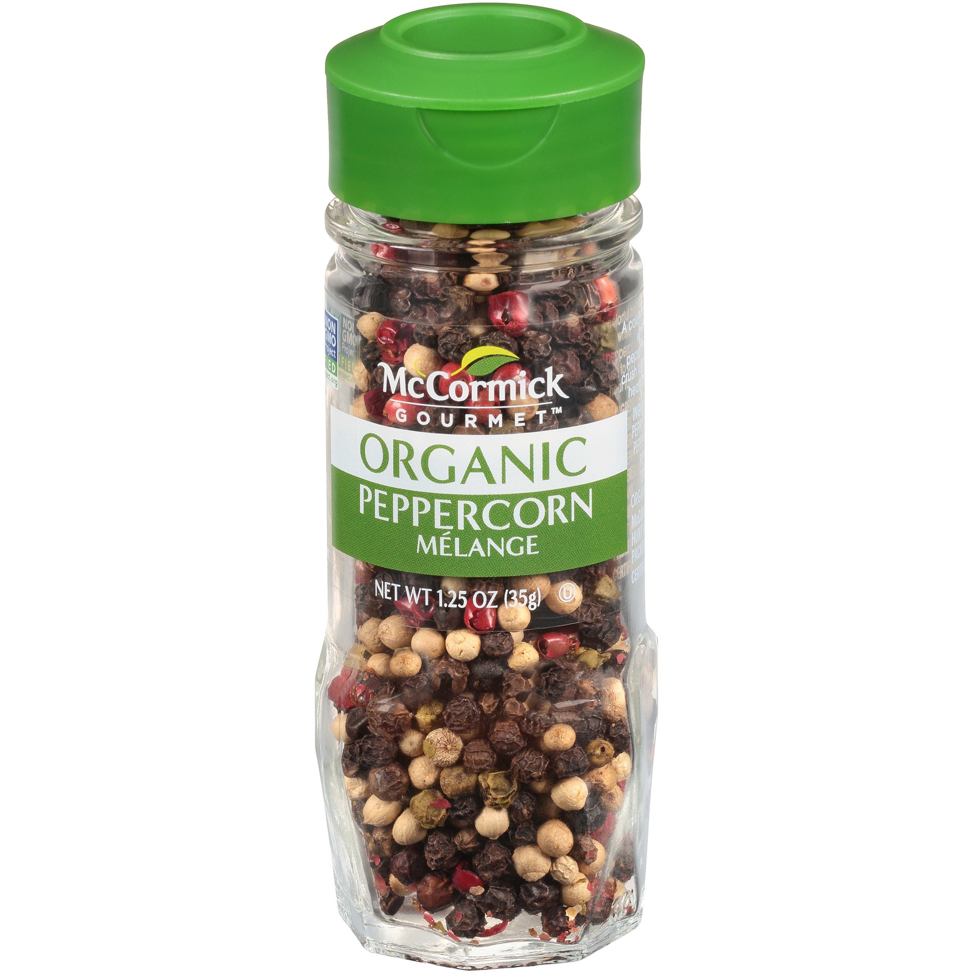 slide 1 of 7, McCormick Gourmet Organic Peppercorn Melange, 1.25 oz, 1.25 oz