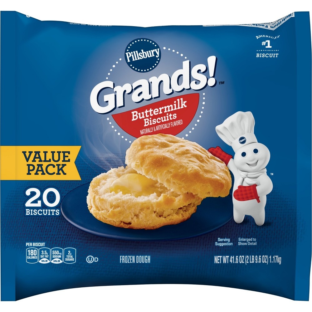 slide 2 of 3, Pillsbury Grands! Buttermilk Biscuits Value Pack, 41.6 oz