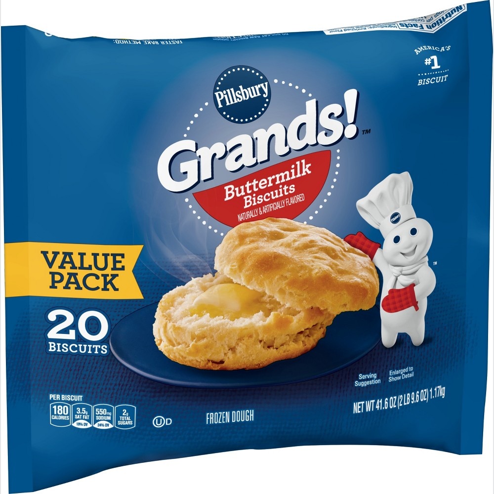 slide 3 of 3, Pillsbury Grands! Buttermilk Biscuits Value Pack, 41.6 oz