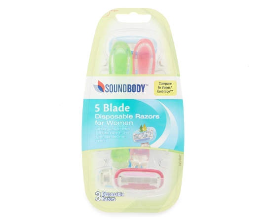 Women 5 Blade Disposable