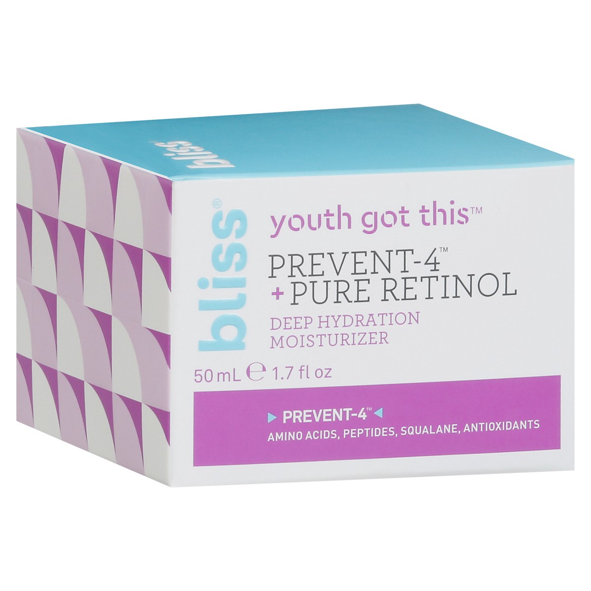 slide 7 of 13, Bliss Youth Got This Prevent-4 + Pure Retinol Deep Hydration Moisturizer 1.7 fl oz, 1.7 fl oz