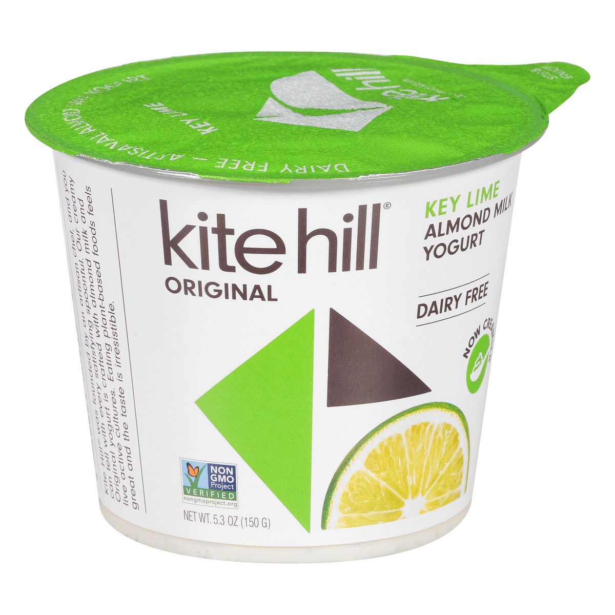 slide 2 of 9, Kite Hill Original Dairy Free Key Lime Almond Milk Yogurt 5.3 oz, 5.3 oz