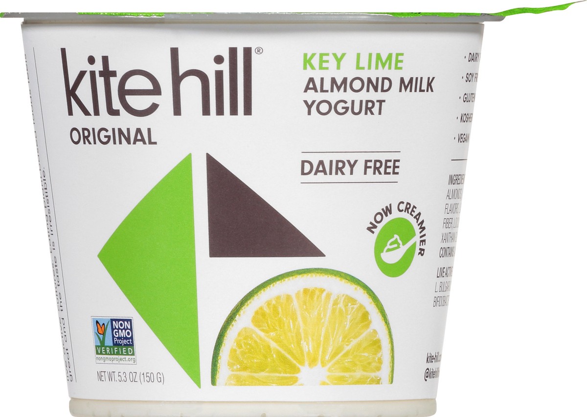 slide 6 of 9, Kite Hill Original Dairy Free Key Lime Almond Milk Yogurt 5.3 oz, 5.3 oz