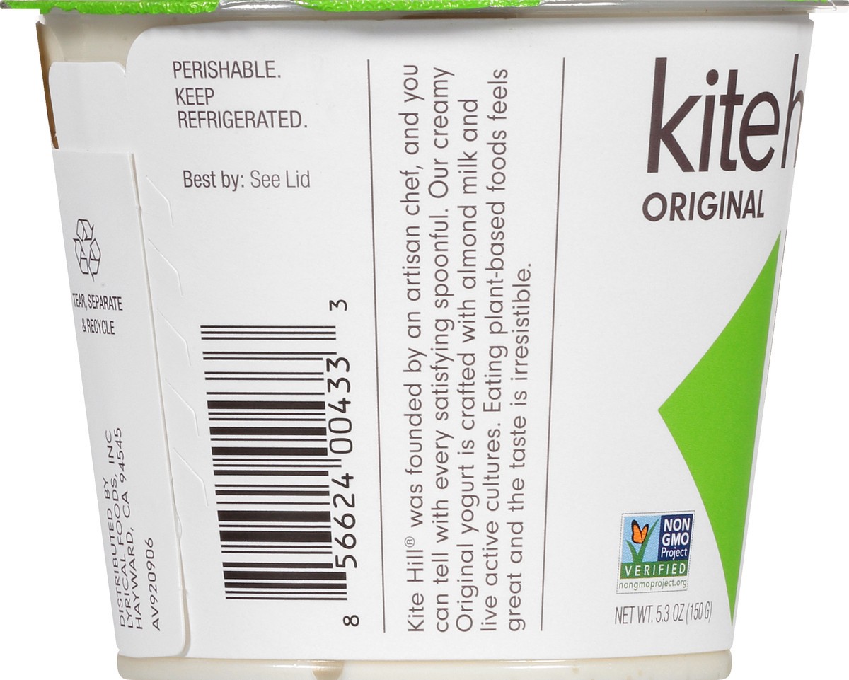 slide 7 of 9, Kite Hill Original Dairy Free Key Lime Almond Milk Yogurt 5.3 oz, 5.3 oz