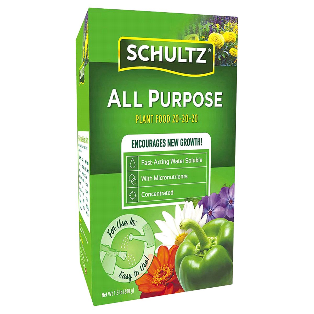 slide 1 of 1, Schultz Water Soluable All Purpose Plant Food, 1.5 lb