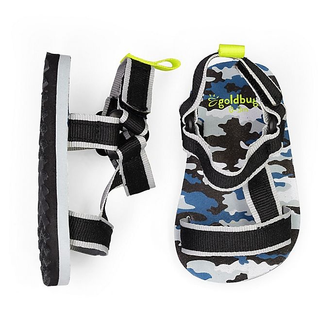 slide 1 of 1, goldbug BOYS CAMO WEBBING SANDAL, 1 ct