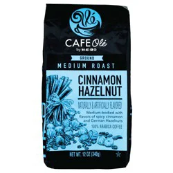 H-E-B Cafe Ole Ground Cinnamon Hazelnut Medium Roast Coffee - 12 oz