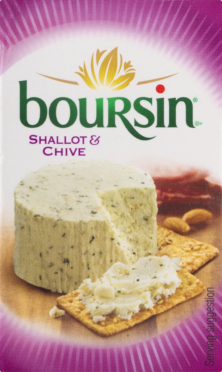 slide 7 of 9, Boursin Shallot & Chive Gournay Cheese, 5.2 oz