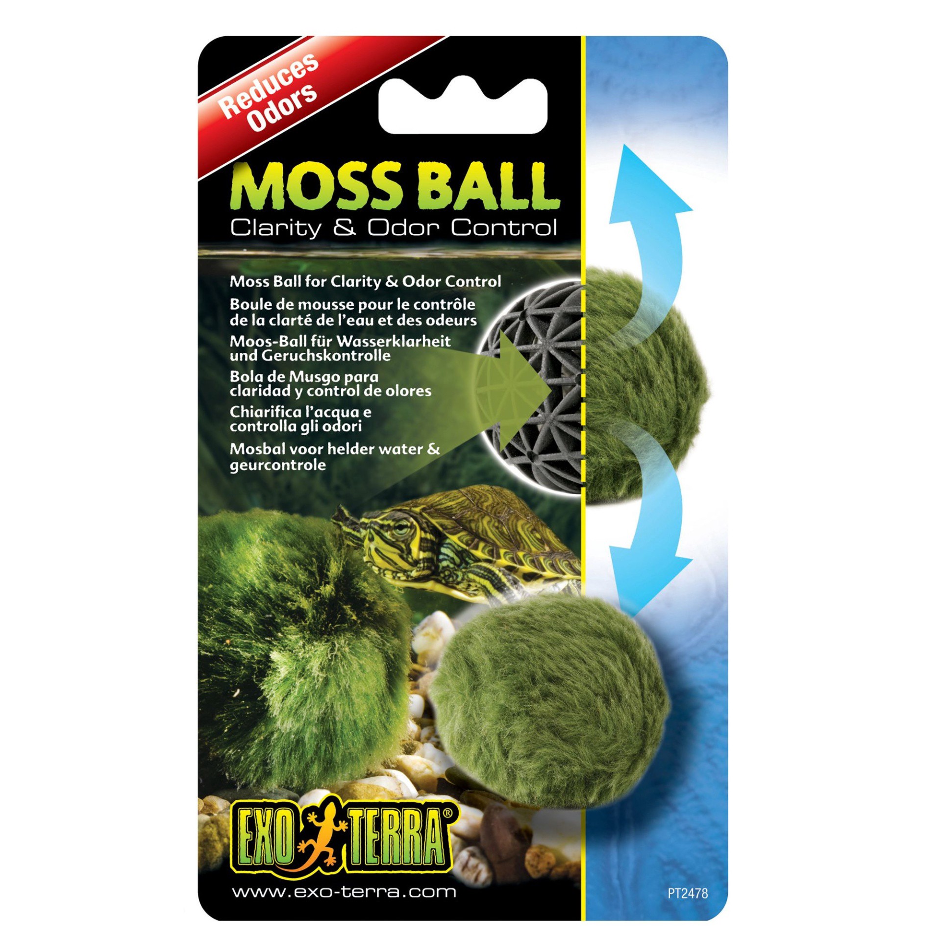 slide 1 of 1, Exo-Terra Moss Ball, 1 ct