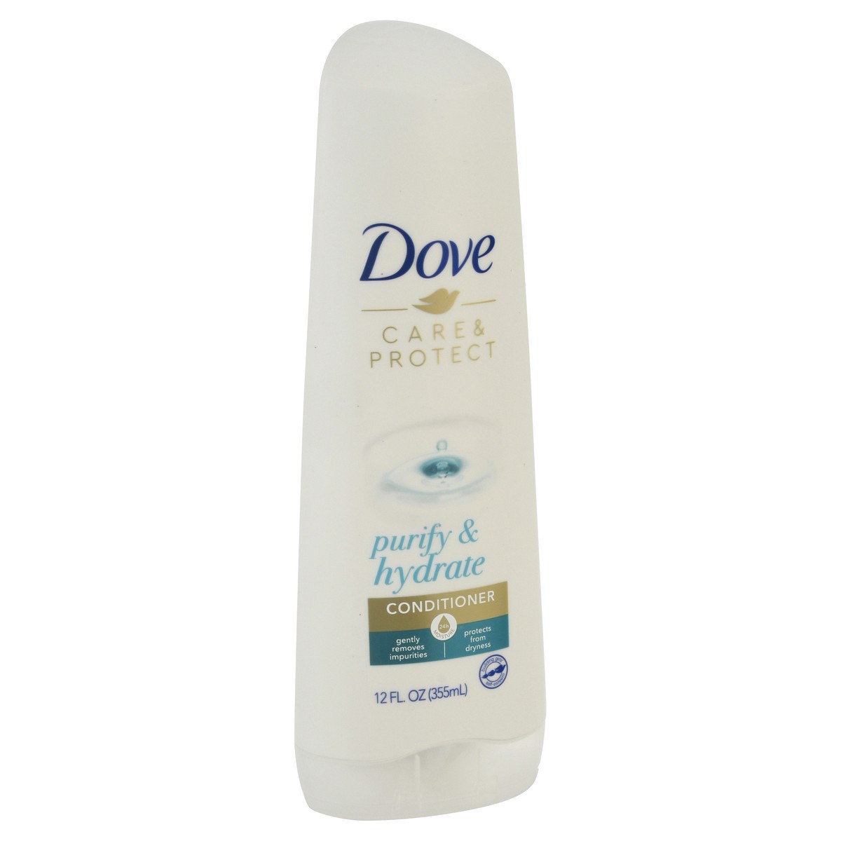 slide 6 of 9, Dove Care & Protect Conditioner Purify & Hydrate, 12 oz, 12 oz