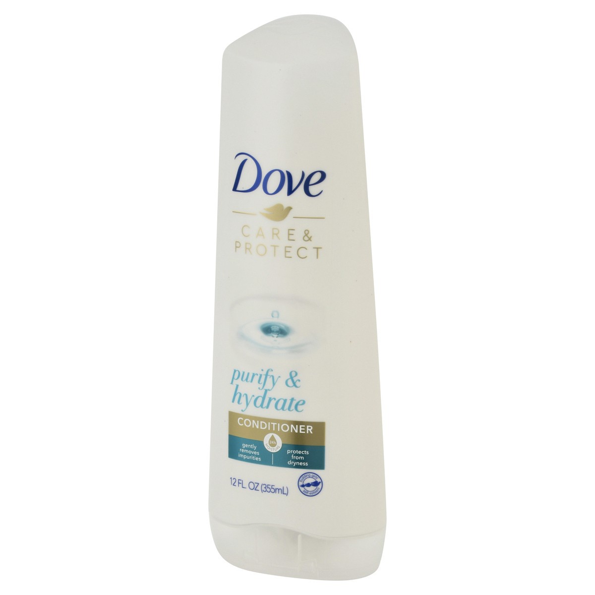 slide 5 of 9, Dove Care & Protect Conditioner Purify & Hydrate, 12 oz, 12 oz