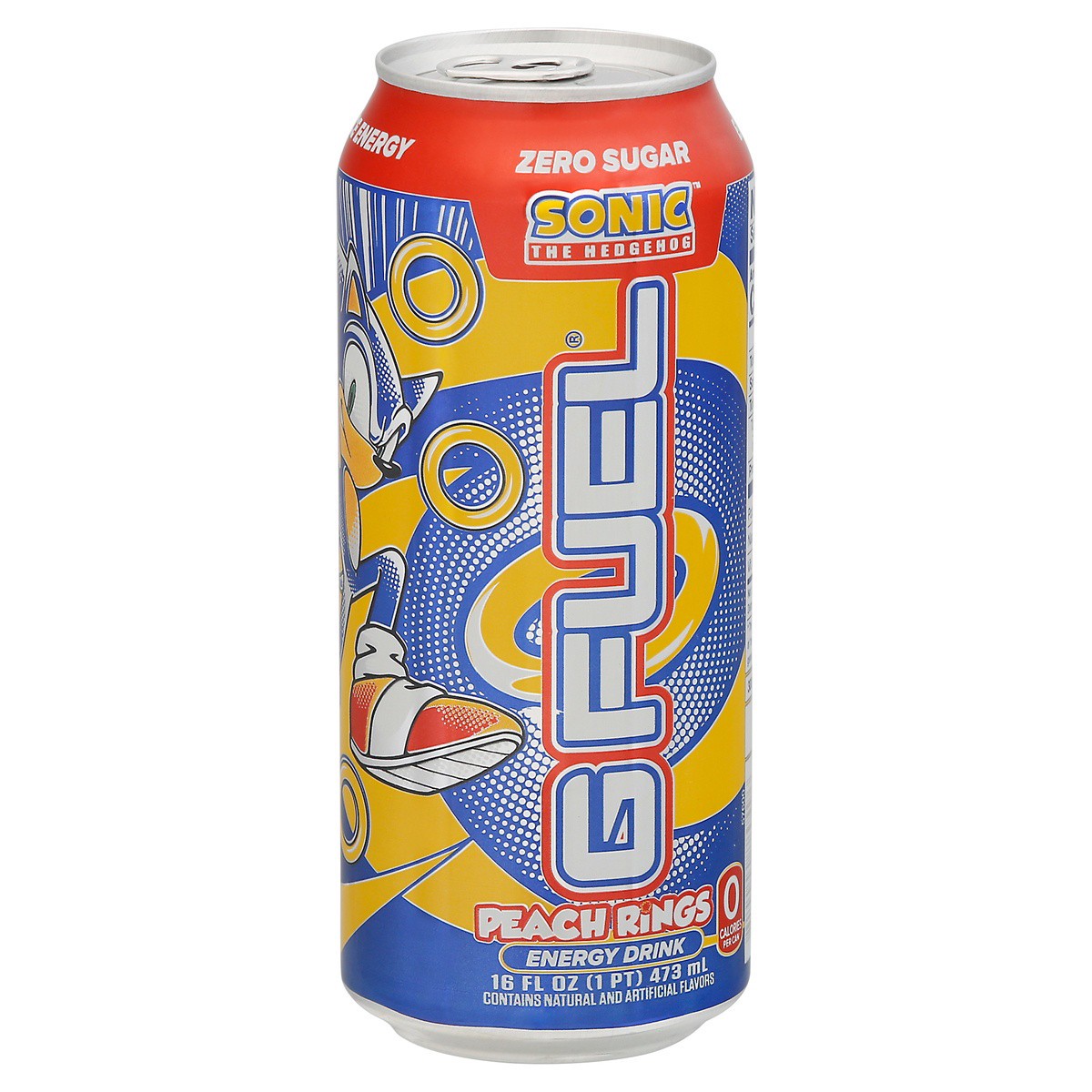 slide 2 of 9, G FUEL Gfuel Sonic Peach Rings Energy Drink, 16 oz