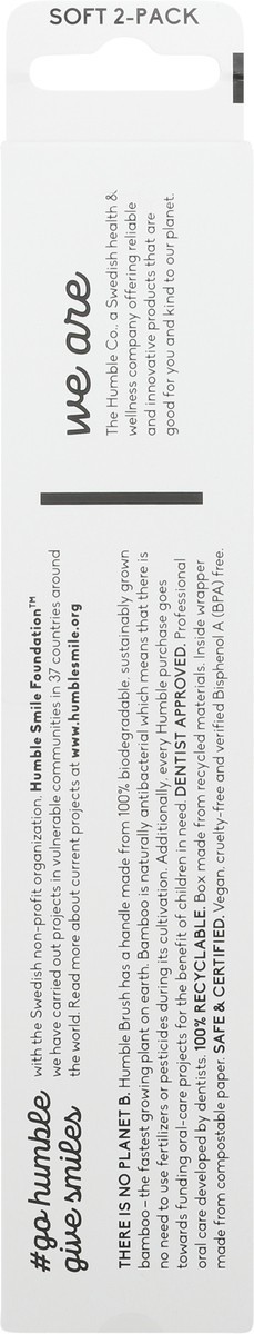 slide 4 of 12, The Humble Co. 2 Pack Soft Bamboo Toothbrush 2 ea, 2 ct
