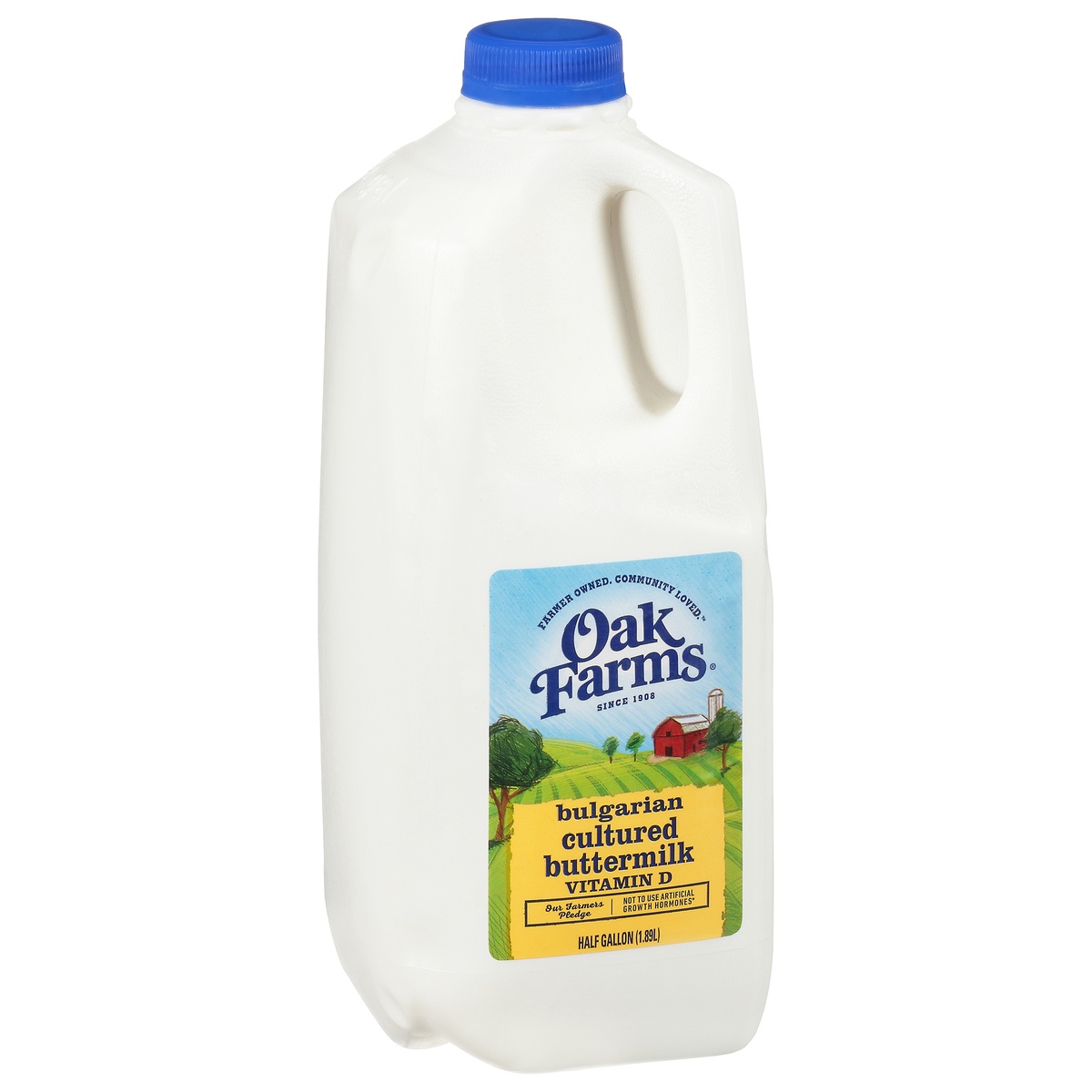 Oak Farms Bulgarian Cultured Buttermilk 0.5 gl 1 ct Shipt