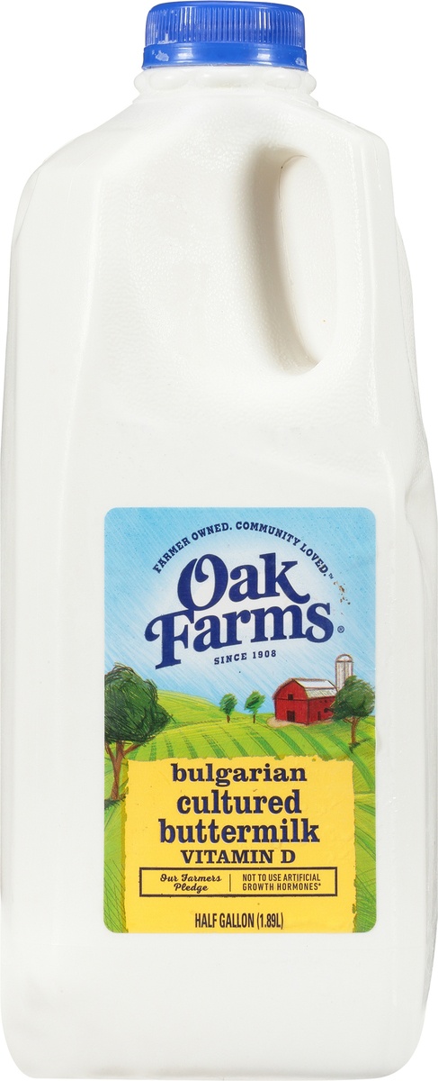 Oak Farms Bulgarian Cultured Buttermilk 0.5 Gl 1 Ct | Shipt