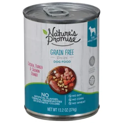 Nature's Promise Grain Free Chicken Turkey & Salmon Adult Wet Dog Food