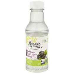 Nature's Promise Unsweetened Blackberry Flavored Water