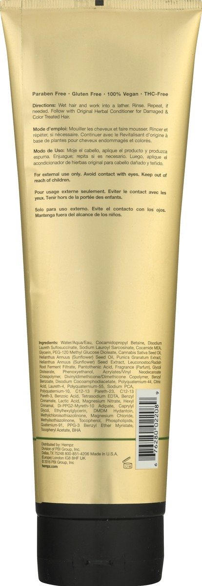 slide 5 of 9, Hempz Original Herbal Shampoo 9 oz, 9 oz