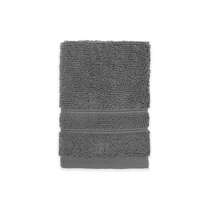 slide 1 of 1, Under the Canopy Organic Cotton Washcloth - Titanium, 1 ct