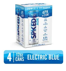 Spiked Ade Voda Electric Blue 4 Pack