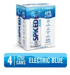 Spiked Ade Voda Electric Blue 4 Pack