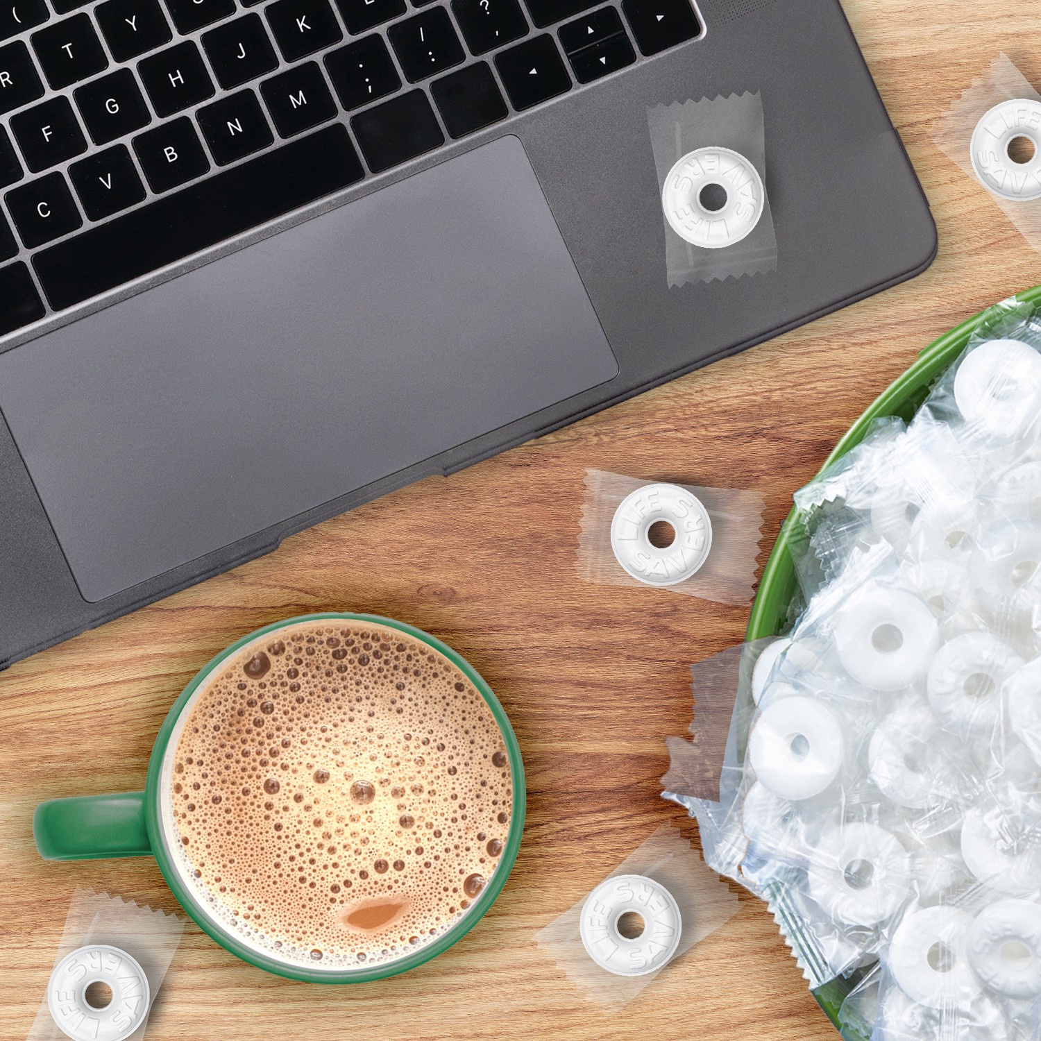 slide 2 of 8, LIFE SAVERS Wint-O-Green Breath Mint Bulk Hard Candy, Party Size, 44.93 oz Bag, 44.93 oz