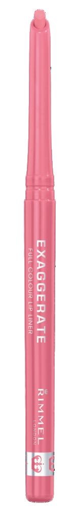 slide 1 of 1, Rimmel London Exaggerate Automatic Lip Liners, Call Me Crazy 104, 25 gram