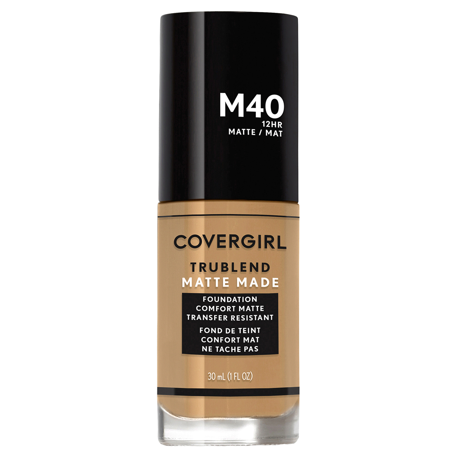 slide 1 of 1, Covergirl COVERGIRL TruBlend Matte Made Liquid Foundation, Warm Nude, Bottle FL OZ (30 mL), 30 mL