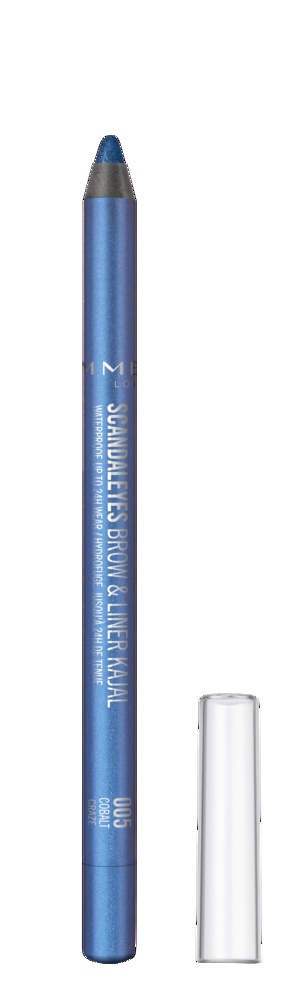 slide 1 of 1, Rimmel London Scandal Eyes Brow & Liner Kajal, Fierce Fuschia 004, 1.2 gram