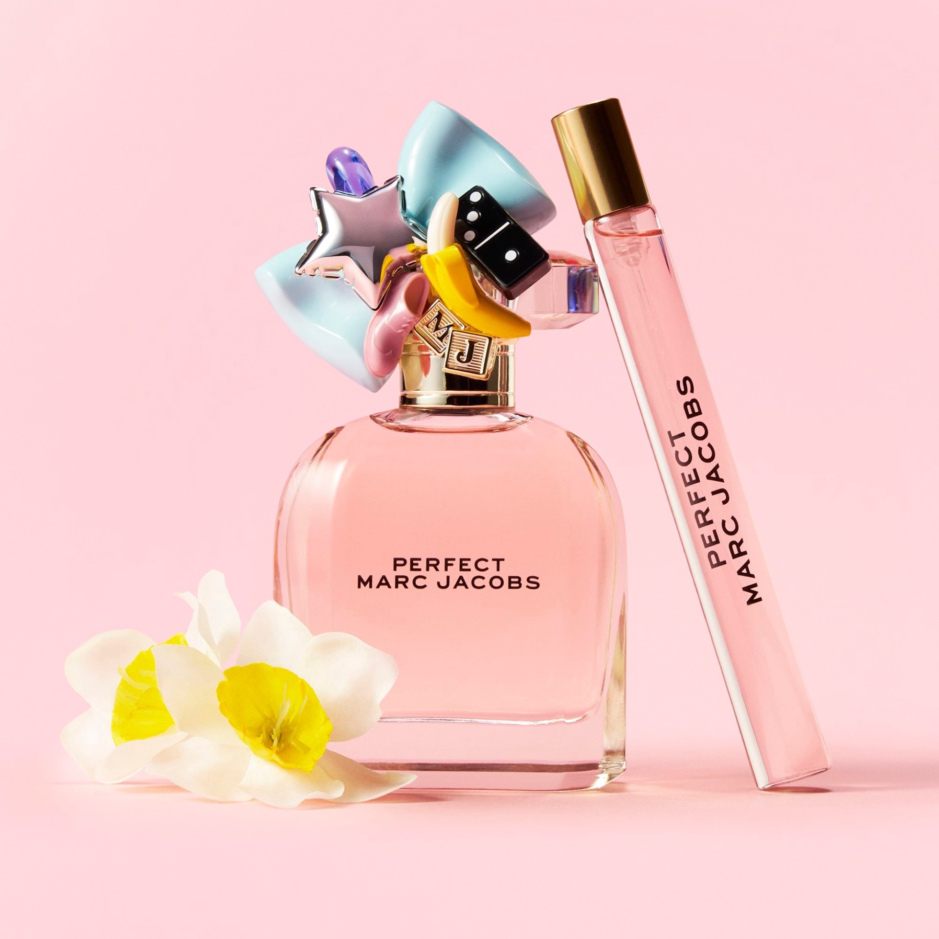 slide 4 of 8, Marc Jacobs Fragrances Perfect Eau de Parfum with Rhubarb, Daffodil, Almond Milk & Cashmeran 1.6 oz/ 50 mL,