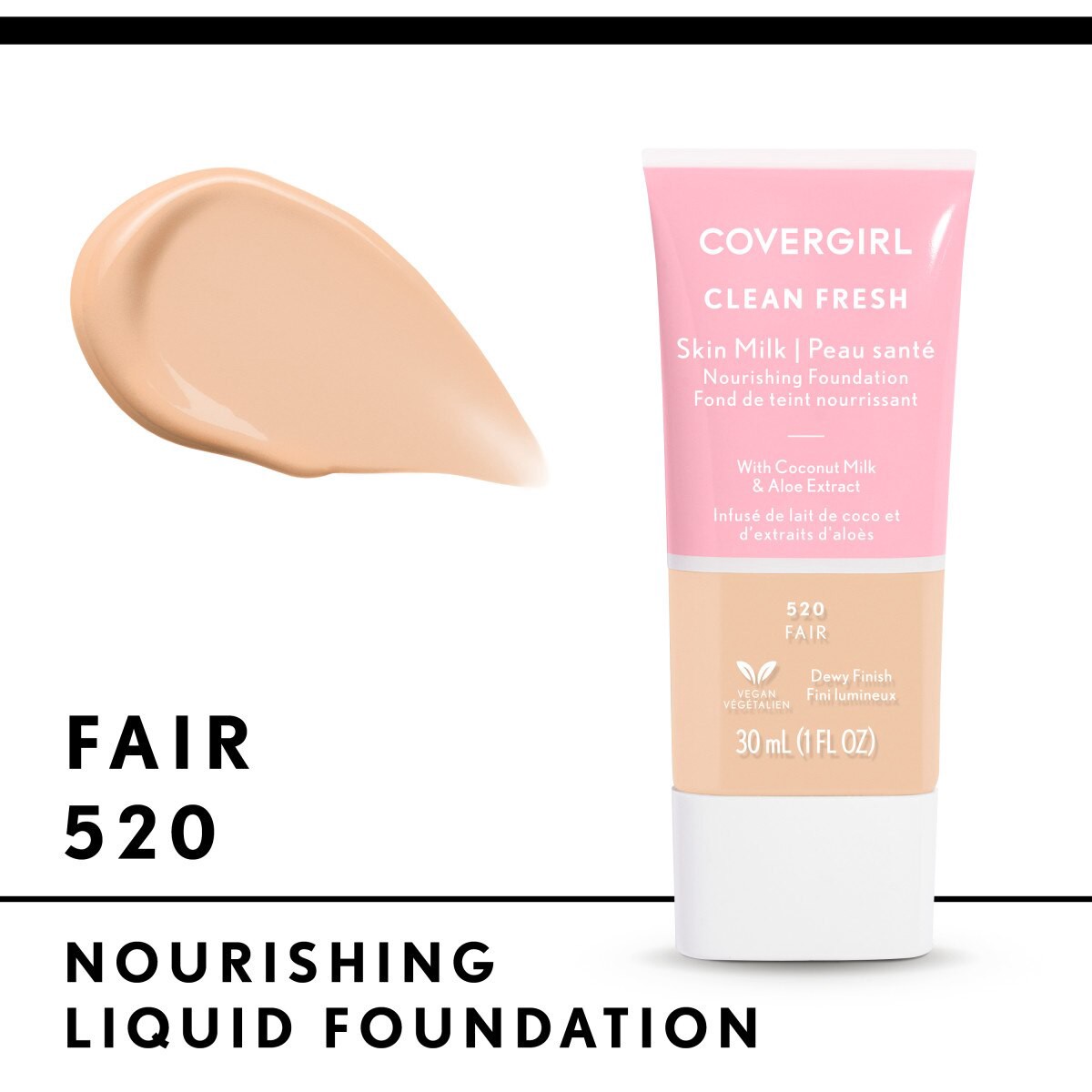 slide 3 of 11, Covergirl COVERGIRL Clean Fresh Skin Milk, Fair, 30 mL