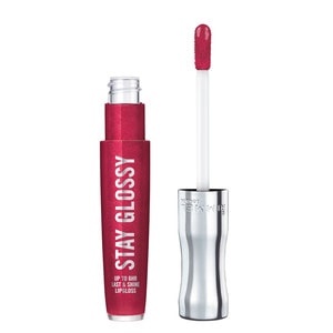 slide 1 of 1, Rimmel Stay Glossy Lip Gloss In 490 Grind Time, 0.672 oz