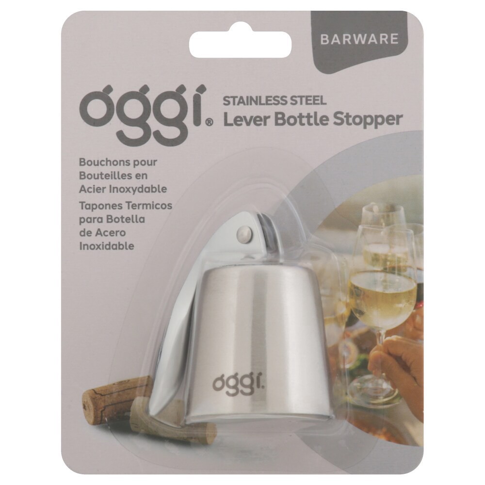 slide 2 of 3, Oggi Champagne Bottle Stopper, 1 ct