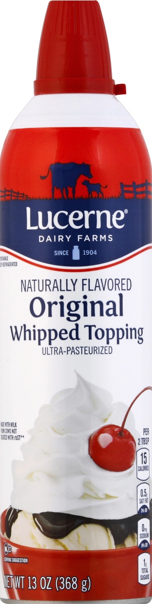 slide 2 of 2, Lucerne Dairy Farms Original Whipped Topping With Real Cream, 