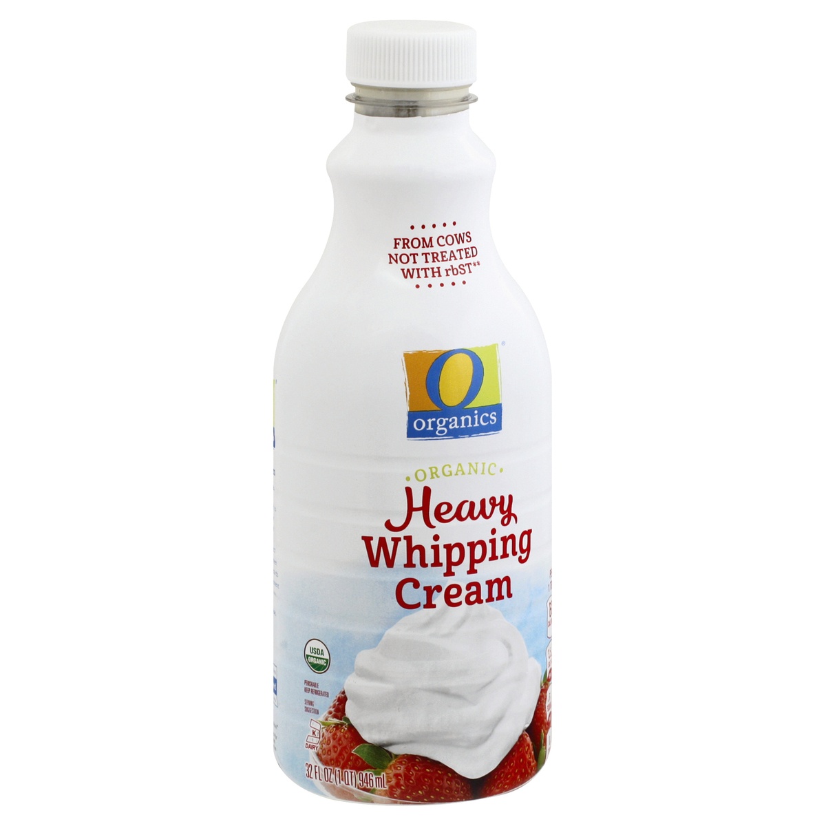 slide 2 of 9, O Organics Whipping Cream Heavy, 32 fl oz