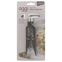 Oggi Barware Self-Pull Wine Opener 1 ea