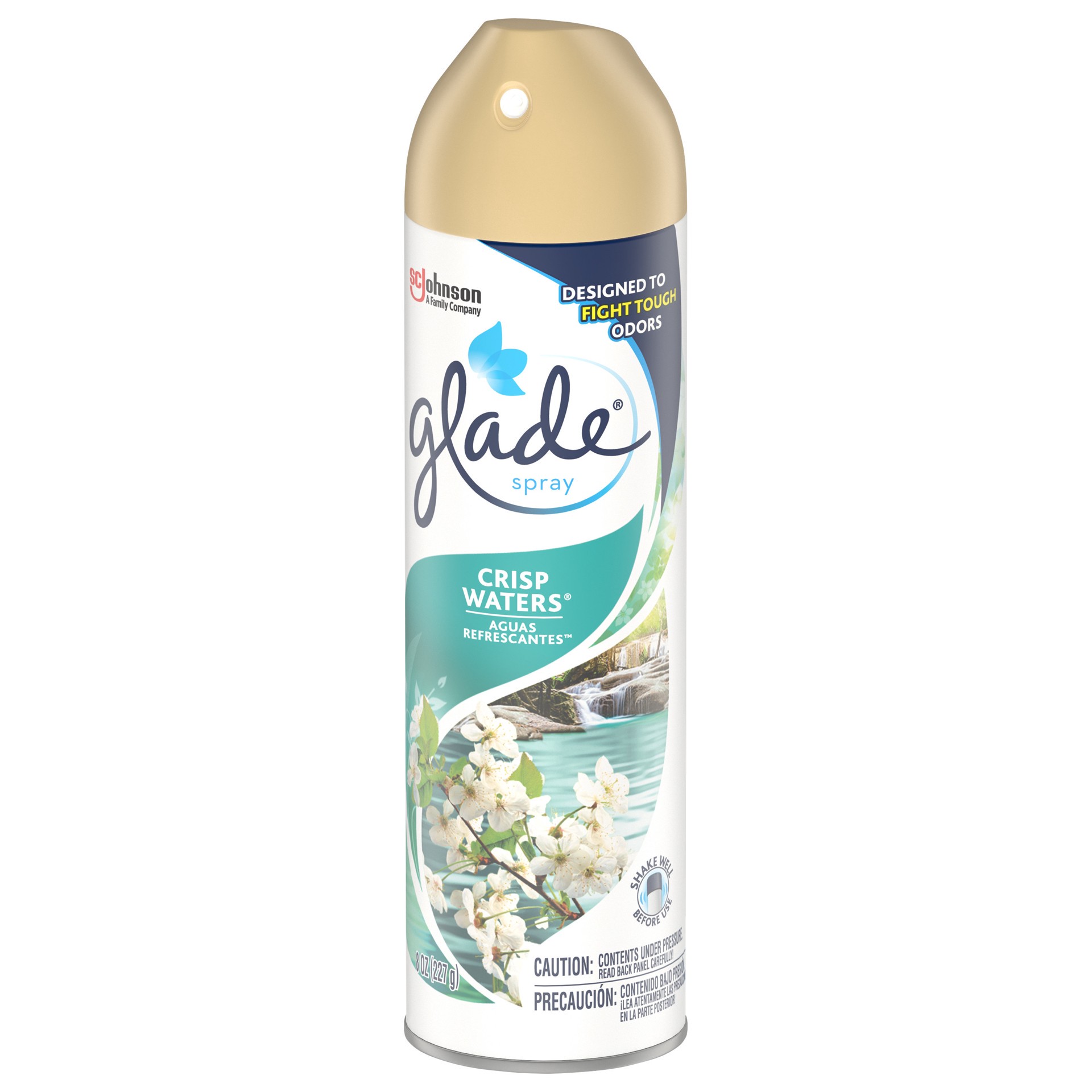 slide 2 of 4, Glade Crisp Waters Aero Air Freshener, 8 oz