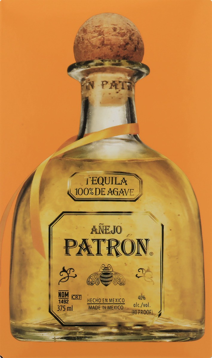 slide 9 of 9, Patrón Patron Anejo Tequila 40% 37.5Cl/375Ml, 375 ml