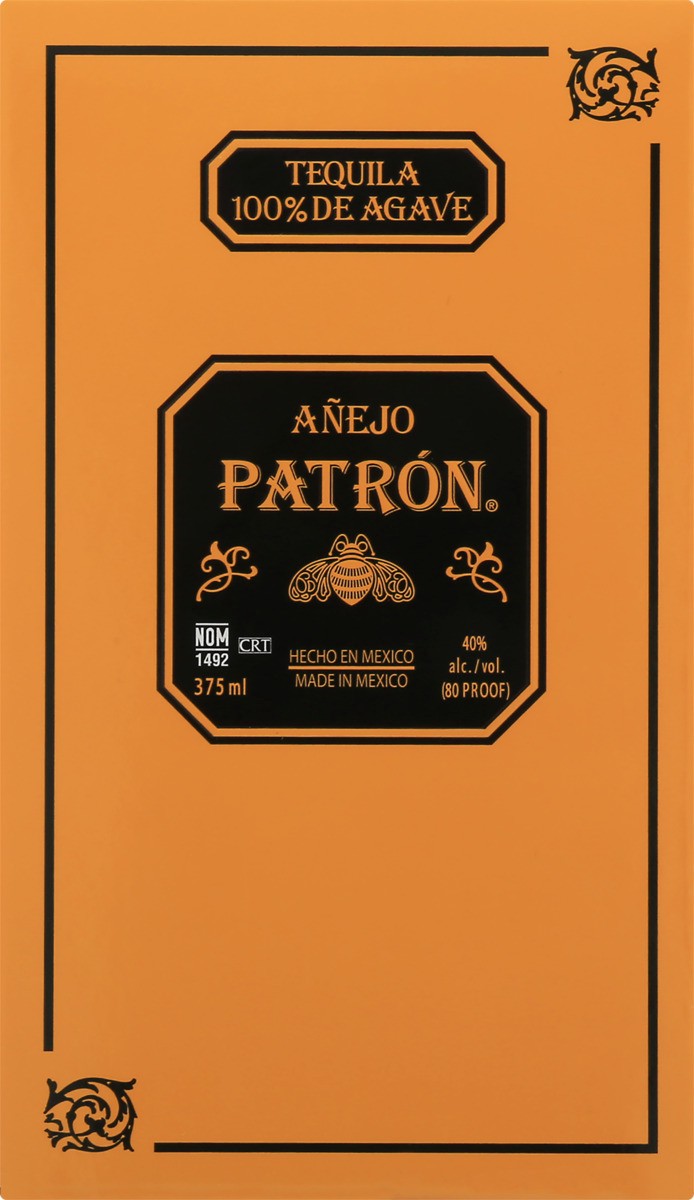 slide 7 of 9, Patrón Patron Anejo Tequila 40% 37.5Cl/375Ml, 375 ml
