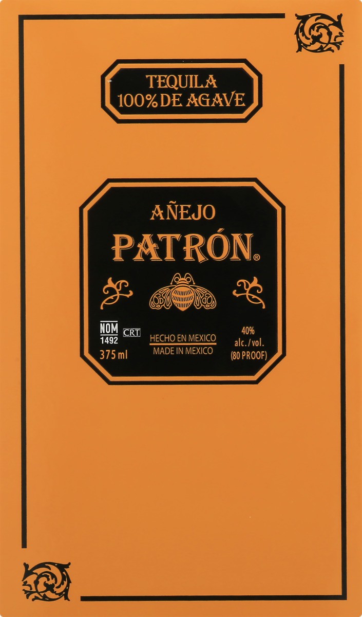 slide 6 of 9, Patrón Patron Anejo Tequila 40% 37.5Cl/375Ml, 375 ml