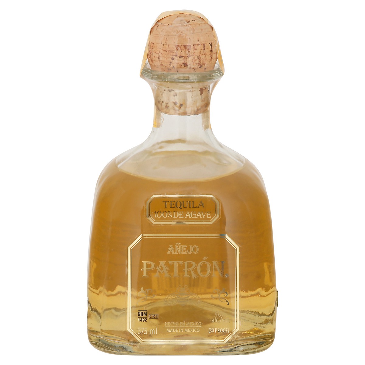 slide 1 of 9, Patrón 100% De Agave Anejo Tequila 375 ml, 375 ml