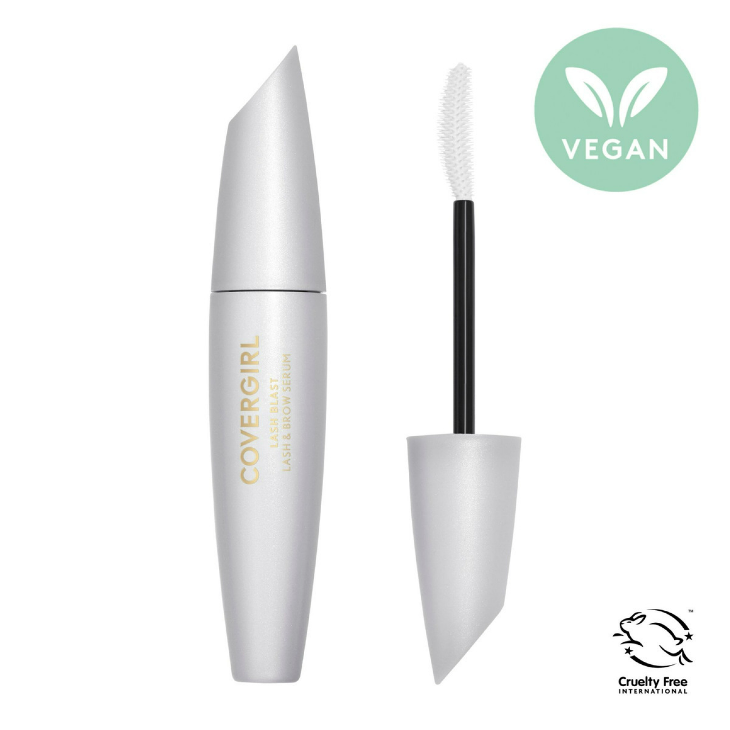 slide 3 of 5, Covergirl Lash & Brow Serum, Lash Blast, Transparent 100, 0.44 fl oz