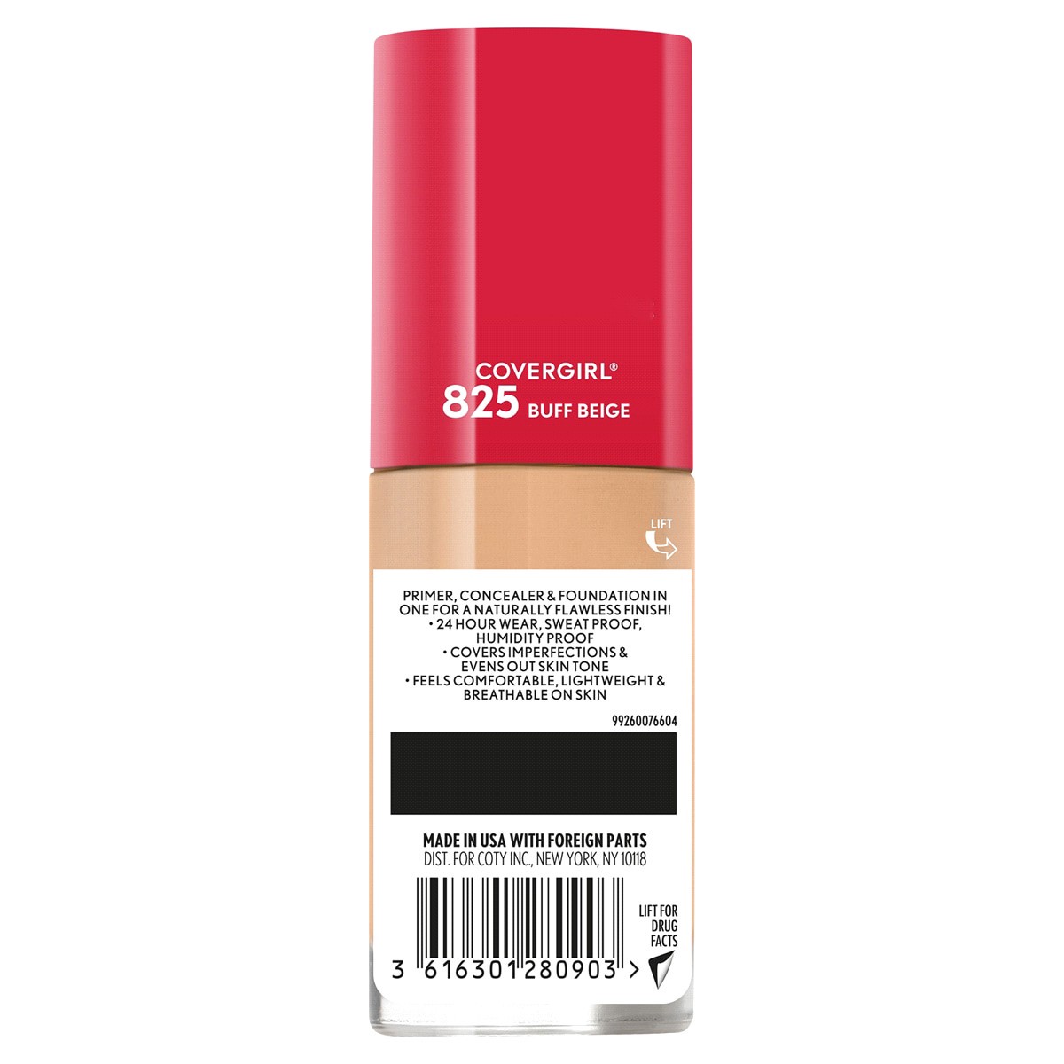 slide 2 of 2, CoverGirl Outlast Extreme Wear 3-IN-1 Foundation, Buff Beige, 1 fl oz