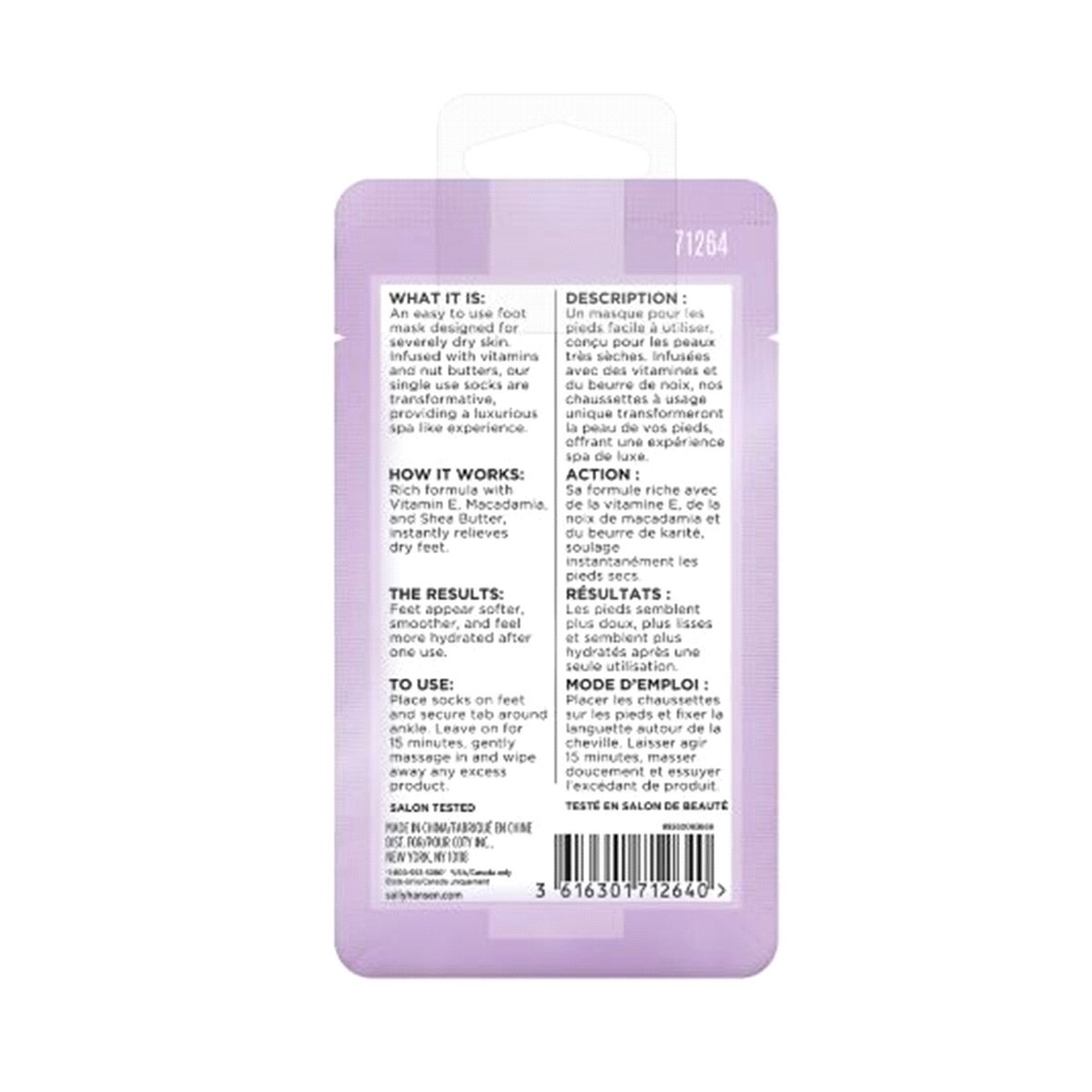 slide 2 of 2, Sally Hansen Spa Collection 71264 Hydrating Foot Mask - 0.88 fl oz, 0.88 fl oz
