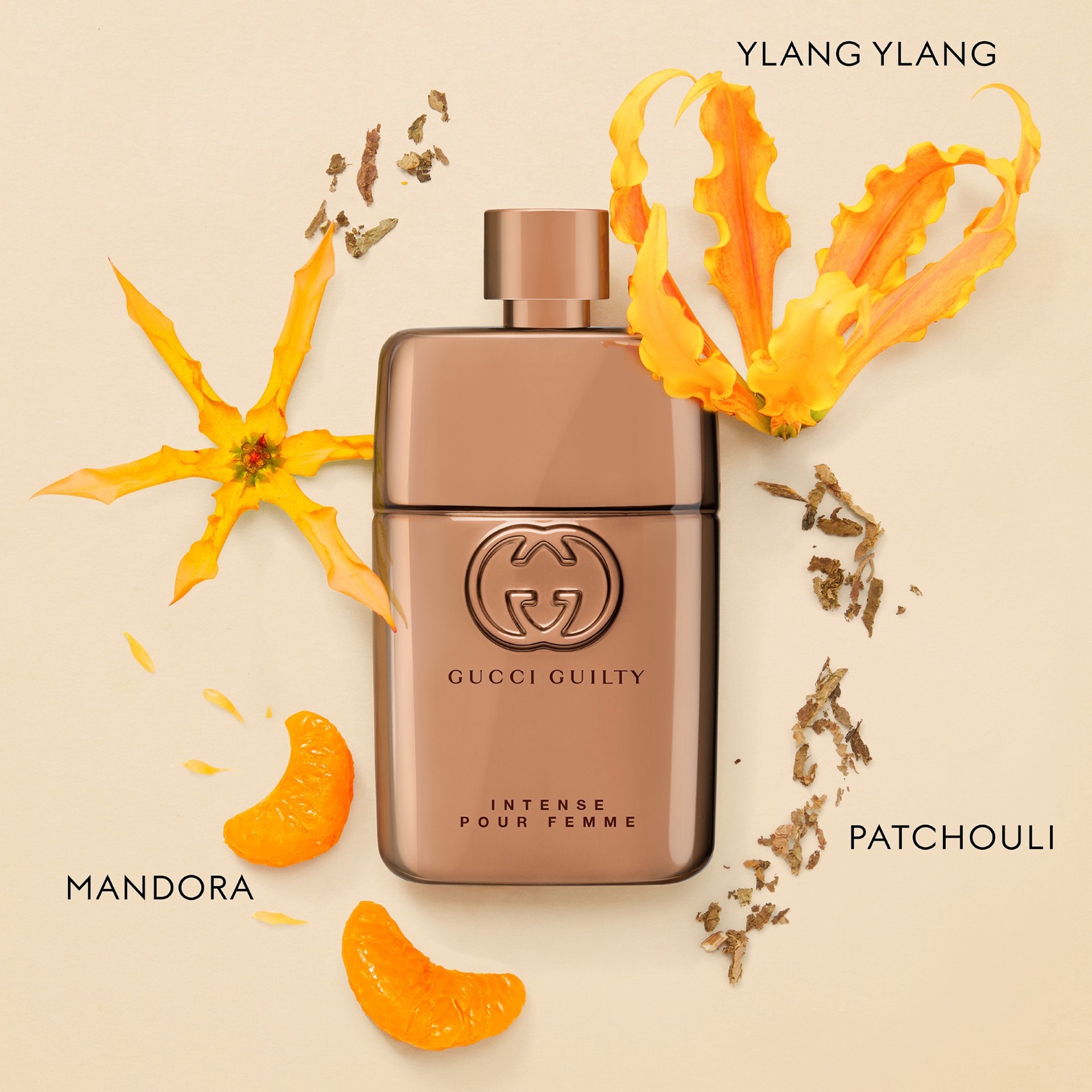 slide 2 of 5, Gucci Guilty Pour Femme Eau de Parfum Intense with Mandarin, Ylang Ylang and Patchouli 1.6/50, 