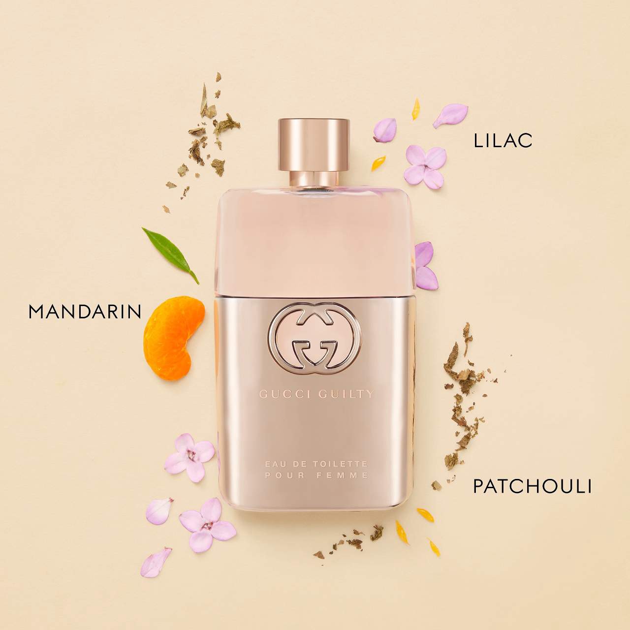 slide 2 of 6, Gucci Guilty Pour Femme Eau de Toilette with Mandarin, Lilac and Patchouli 3 oz/ 90 mL eau de toilette spray,