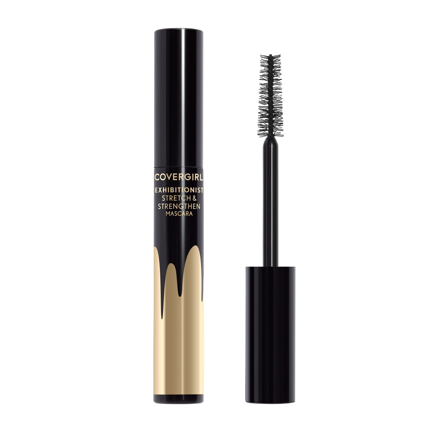 slide 5 of 8, Covergirl COVERGIRL Exhibitionist Stretch & Strengthen Mascara, Black Brown, 0.02 fl oz