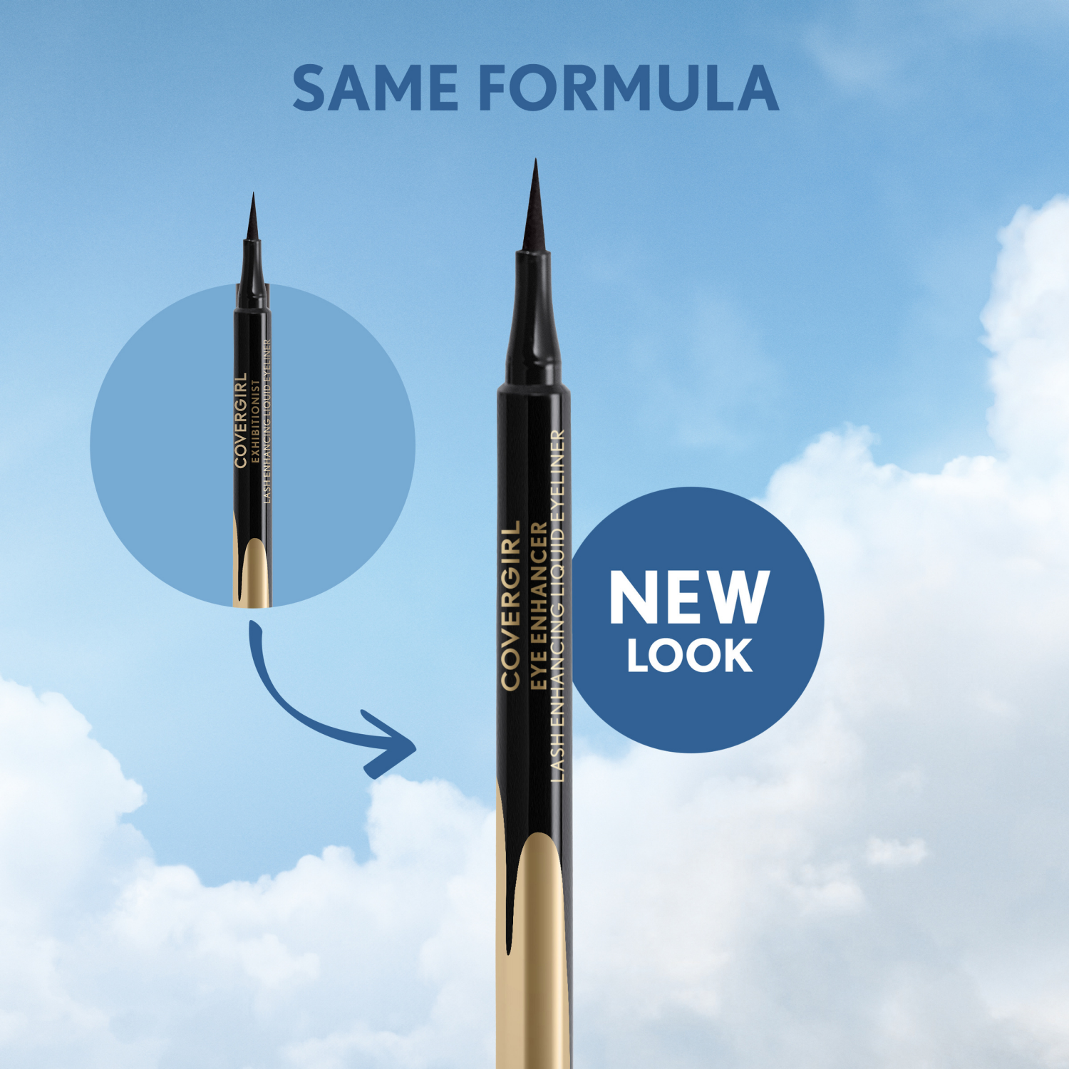 slide 7 of 7, Covergirl Exhibitionist Liquid Eyeliner, Lash Enhancing, Rich Brown 300, 0.03 fl oz