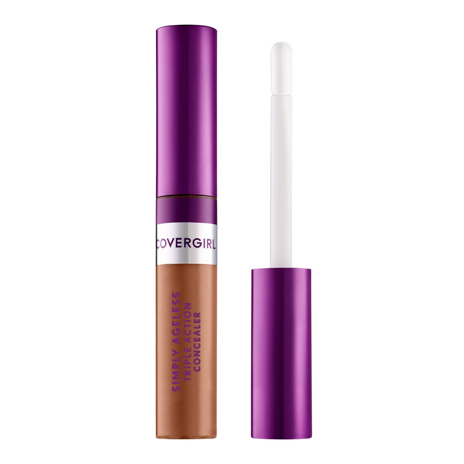 slide 4 of 5, Covergirl COVERGIRL Simply Ageless Triple Action Concealer, Espresso 390, 0.24 fl oz